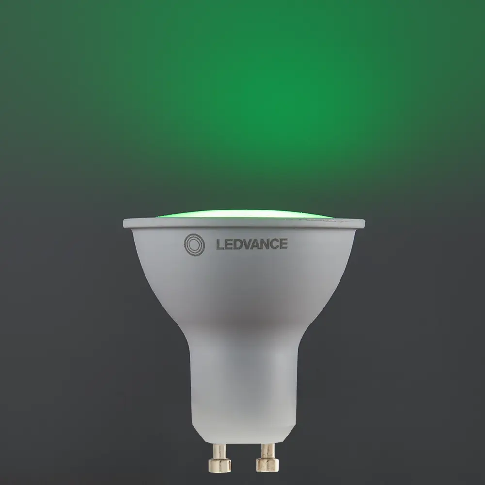 Лампа умная светодиодная Wi-Fi Ledvance Smart Plus GU10 220-240 В 5 Вт спот прозрачная 350 лм, изменение цвета RGB STLM-2180850 - Вид №6