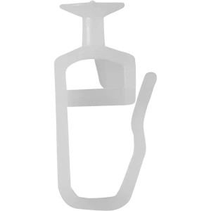 DOMLEGRAND Крючки для штор белые 10 шт — надежное крепление для карнизов 15345298