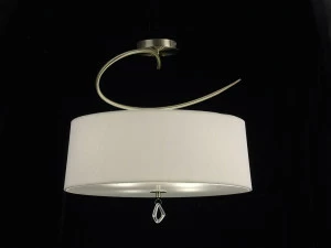 Потолочный светильник Mantra Mara Antique Brass 1625 MANTRA MARA ANTIQUE BRASS 073401 Белый