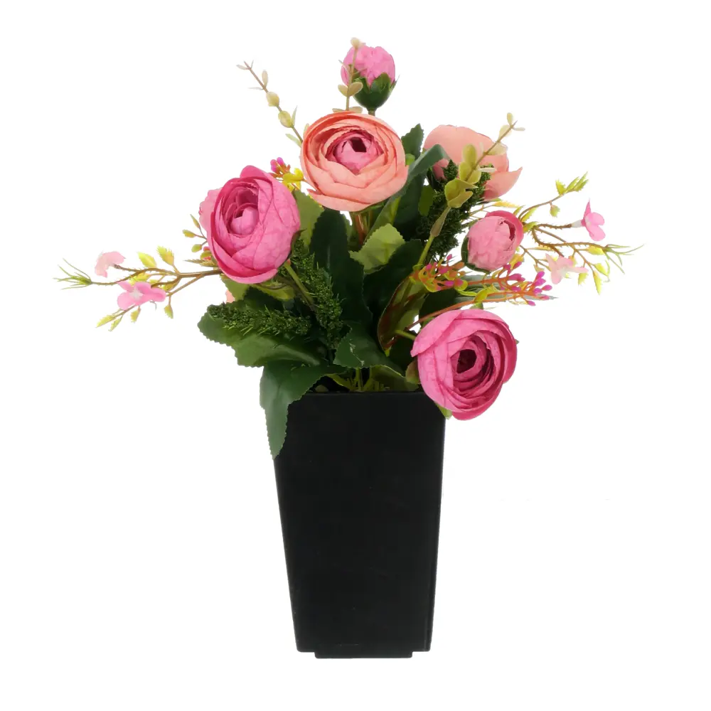 89356241 Искусственное растение в горшке камелия h30 см цвет малиновый STLM-0963512 Santreyd  - Вид №1