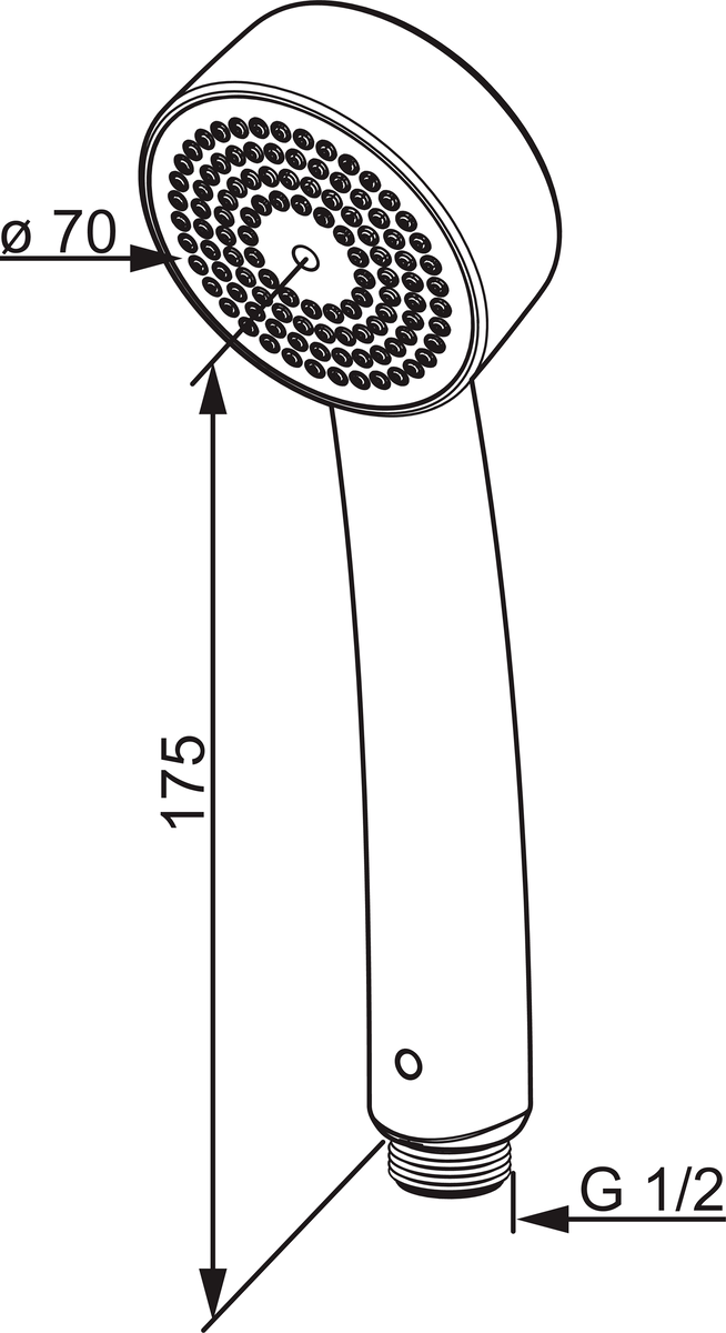 Oras 252022 Ручной душ 252022 Apollo Хром  - Вид №3