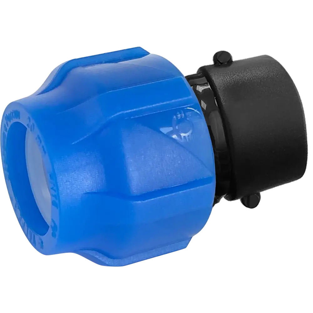 Муфта комбинированная ПНД Valfex 1 1/2"x50 мм ВР 85457897 STLM-2000325 