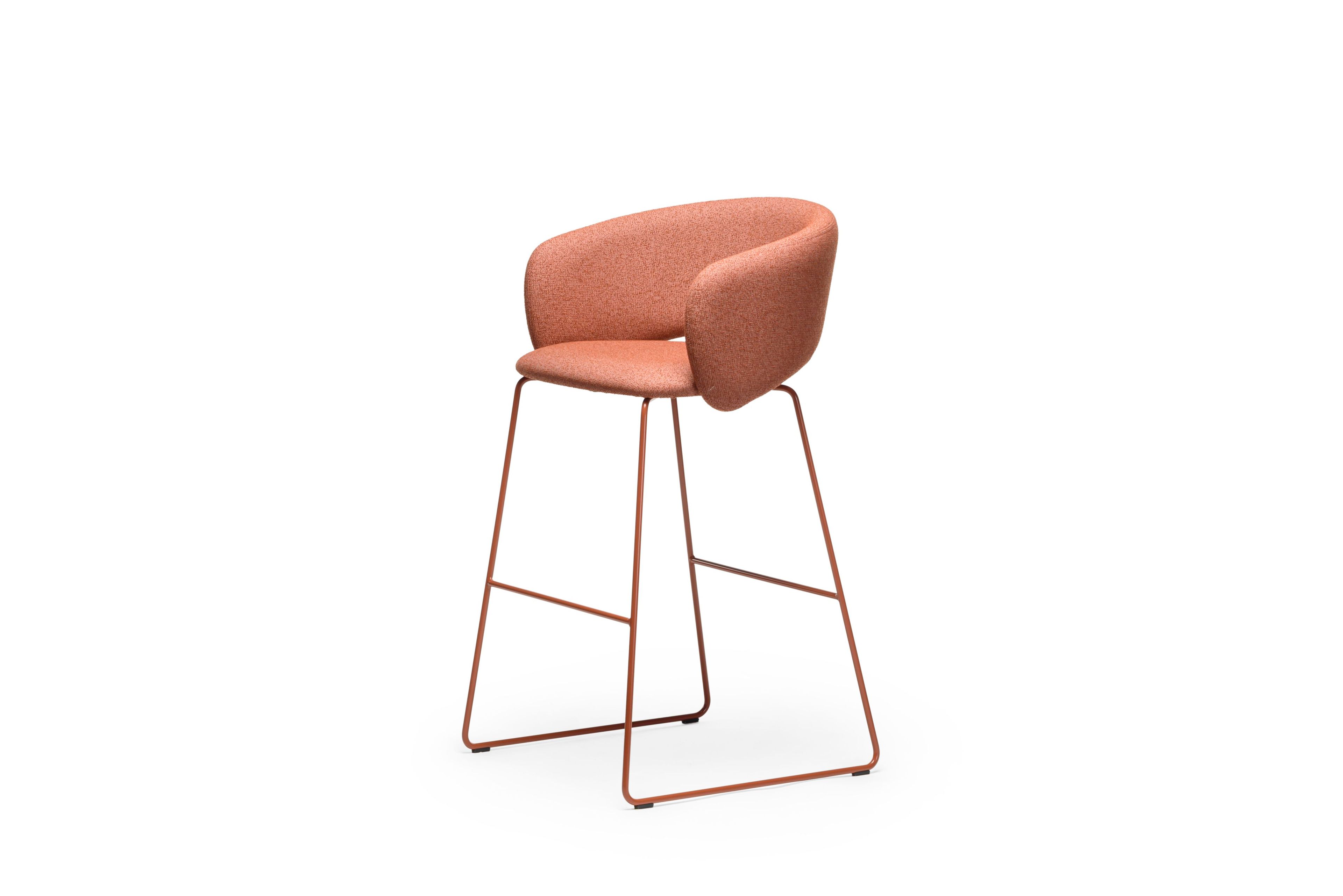 Высокий табурет из ткани со спинкой CHAIRS & MORE Bel ARCH-00153386 - Вид №14