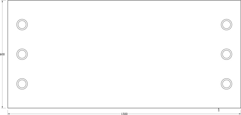 RON-A6 9005 Зеркало с 6-ю светильниками 240 W ELLUX Rondo - Вид №1