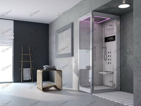 Jacuzzi® Многофункциональная душевая кабина с турецкой баней Frame sun-id-1403345