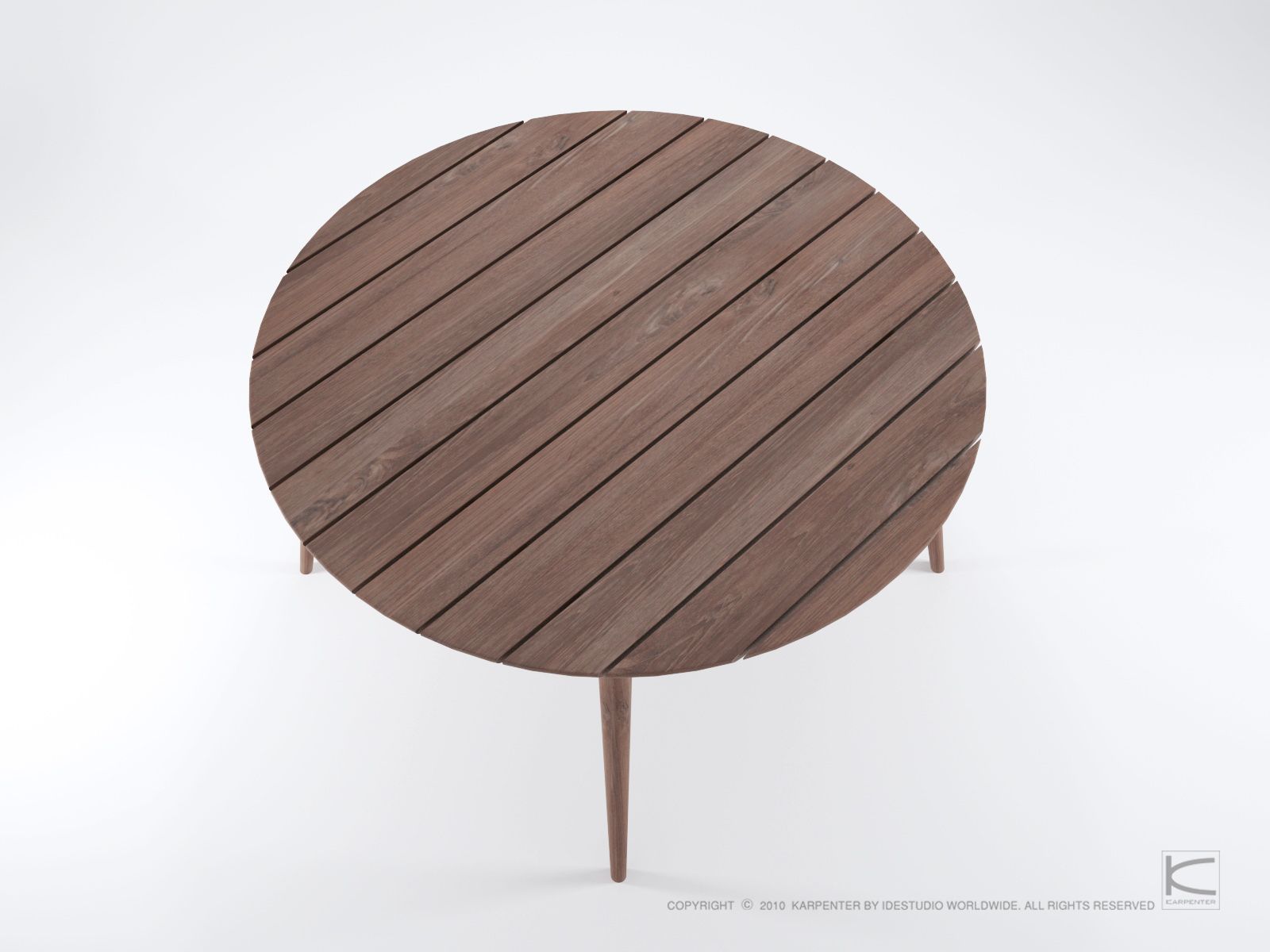 Садовый стол из тикового дерева KARPENTER Vintage Outdoor ARCH-00075249 - Вид №2