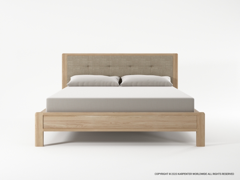 597_1260 Двуспальная кровать без ящика с тканью he Karpenter Circa17