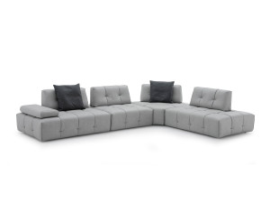 Кожаный модульный угловой диван