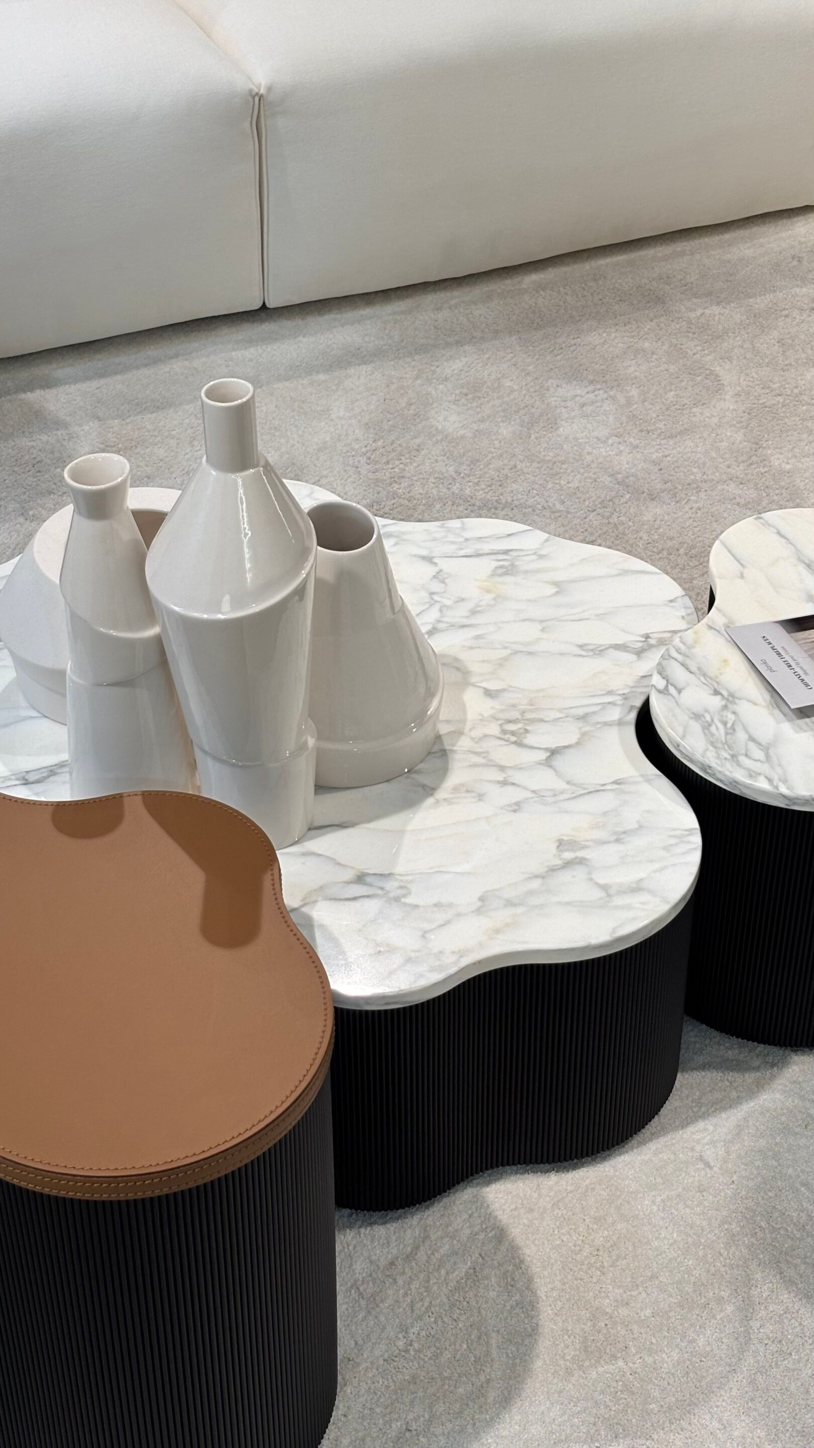 Низкий журнальный столик с кожаным или мраморным верхом Vibieffe Quite luxury ARCH-00147905 - Вид №11