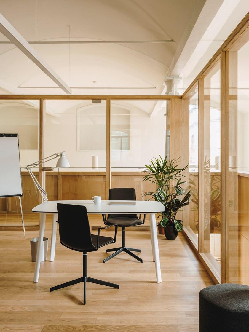 ENEA 4-спицевый тканевый стул с подлокотниками Lottus high sun-id-1395457 - Вид №6