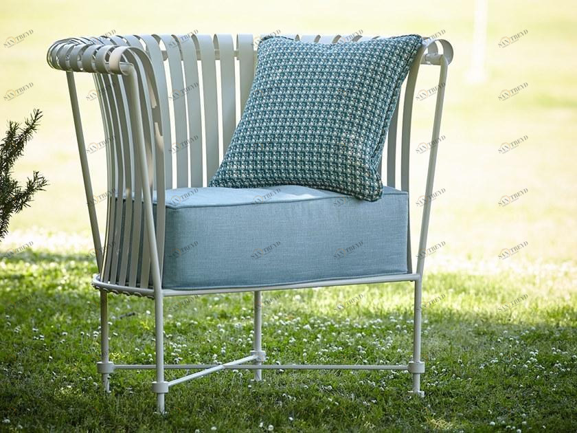 OFFICINACIANI Садовое кресло из кованого железа с подлокотниками Molle Gf4001ar 