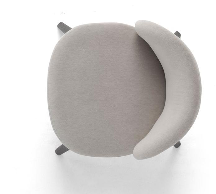 AMURA Стул из ткани или кожи с деревянной основой Monnalisa Am099.332-bal - Вид №4