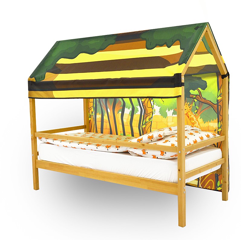 Накидка для кровати-домика Svogen игровая "Зоопарк" БЕЛЬМАРКО  00-3873216 Желтый Santreyd  - Вид №2