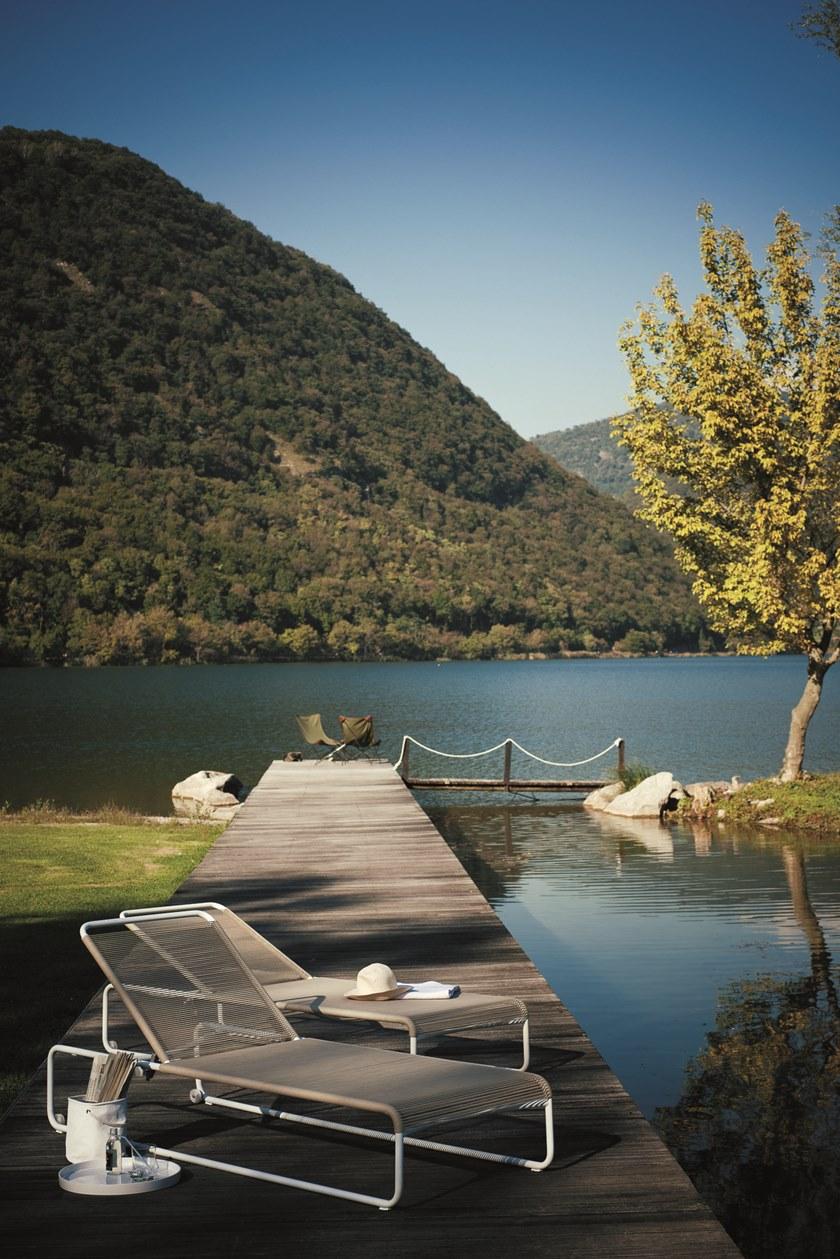 RODA Садовый лежак на колесиках Harp sun-id-1460889 - Вид №3