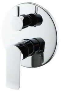 Встраиваемый смеситель для ванны и душа с переключателем DISCO DIS-BASM-CRM