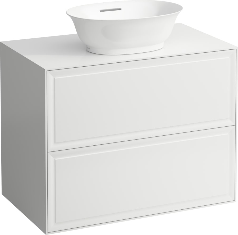 H4060120856281 Шкафчик 800, 2 ящика, совместим с раковиной-чашей 812850, 812851, 812852, 812853 LAUFEN PRO