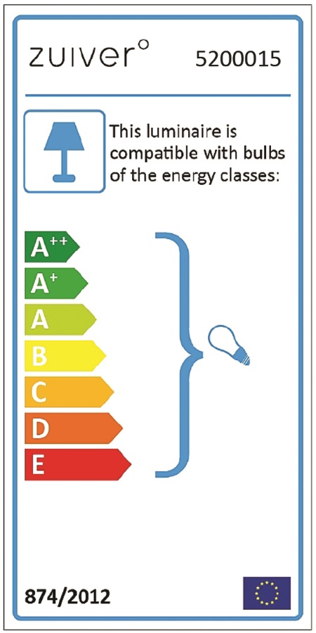 Лампа Highland, белая Zuiver 5200015 - Вид №8