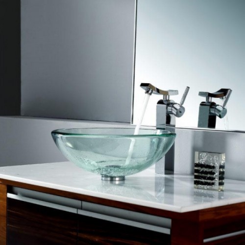 Смеситель для раковины KEF-14300CH krausru  - Вид №5