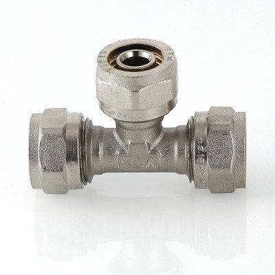 VTm.331.N.262026 Фитинг обжимной – тройник Valtec 26 х 20 х 26 мм  - Вид №4