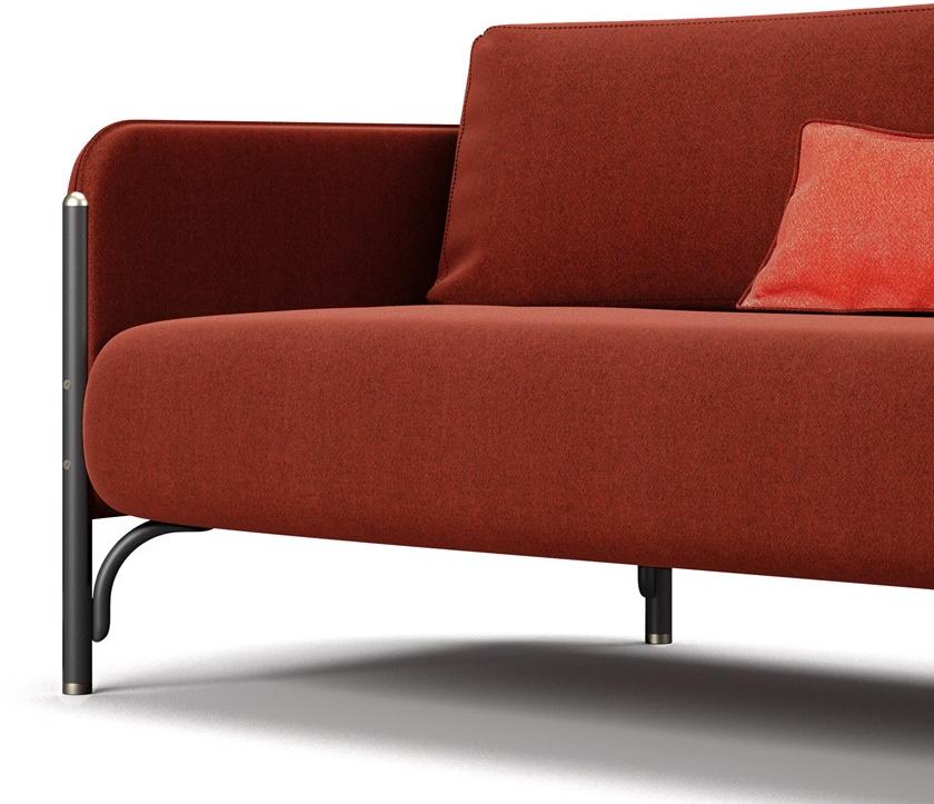 Wiener GTV Design 3-х местный тканевый диван Jannis sun-id-1378156 - Вид №2