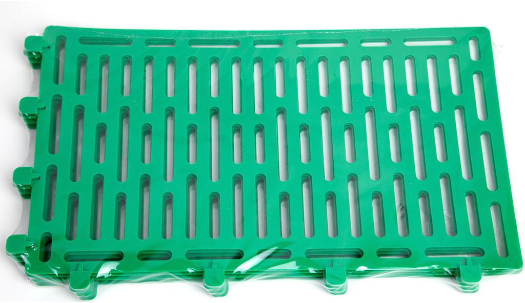 Защитно-декоративное ограждение, цвет зелёный 4 шт ГеоПластБорд