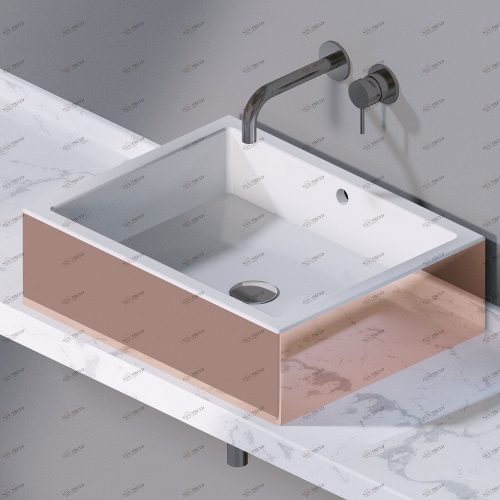 L259257 Накладная раковина на столешницу  прямоугольная A. e T. Italia Bold AeT ITALIA