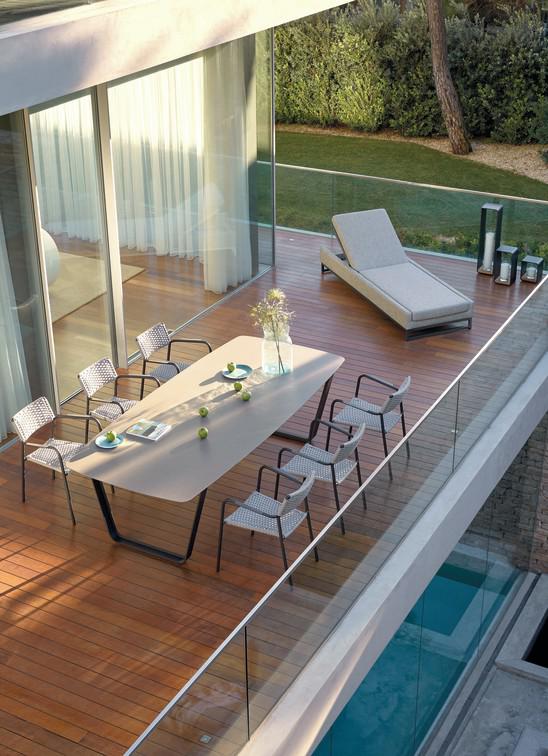 MNST382 Обеденный стол pwi white f8 340см x 118см Manutti Air - Вид №3