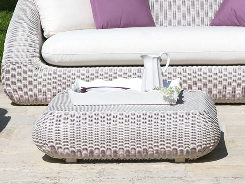 Низкий садовый столик в Ethimo EtWick® Phorma ARCH-00058474