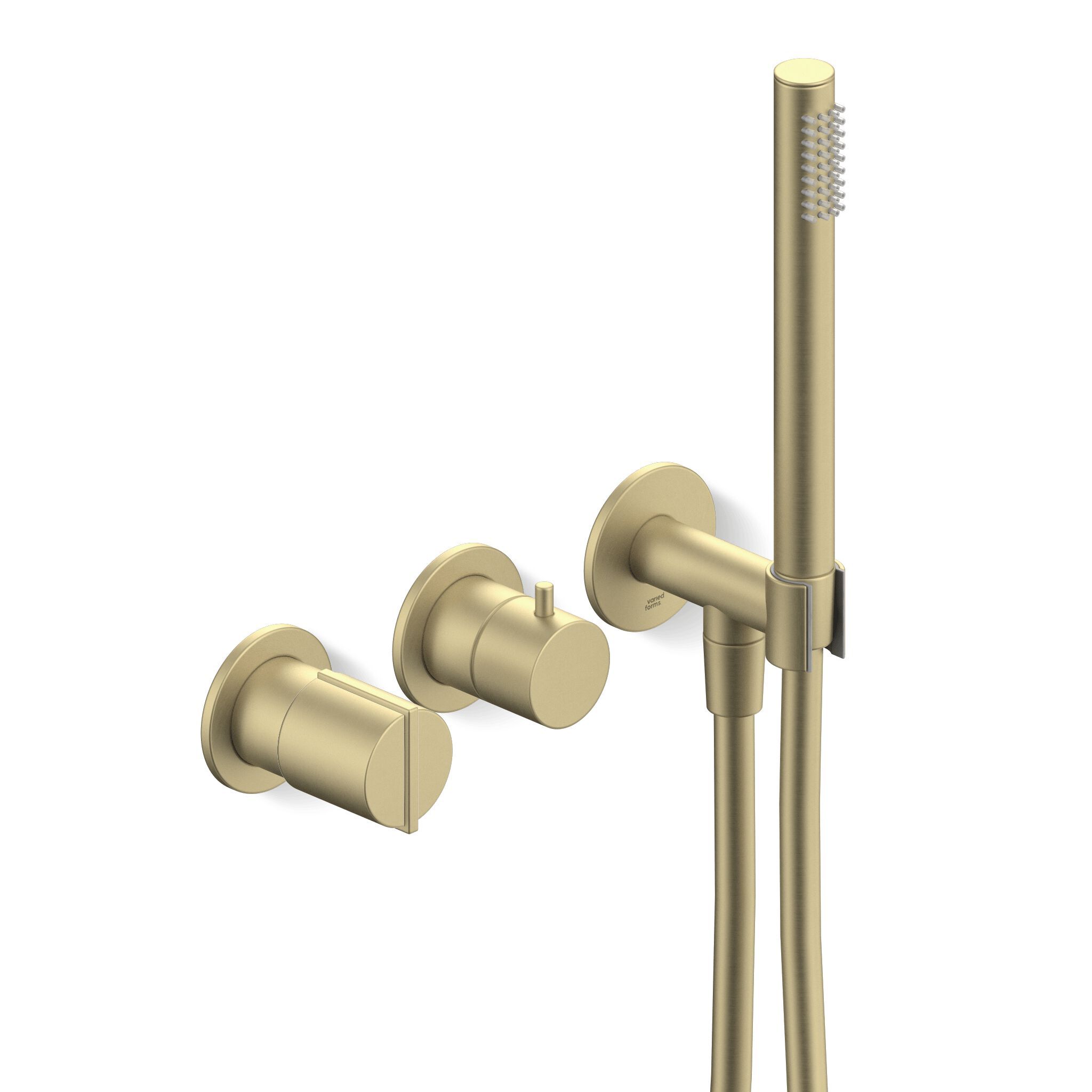 Смеситель для душа с 3 отверстиями и ручным душем Varied Forms Macaron ARCH-00008180 - Вид №2