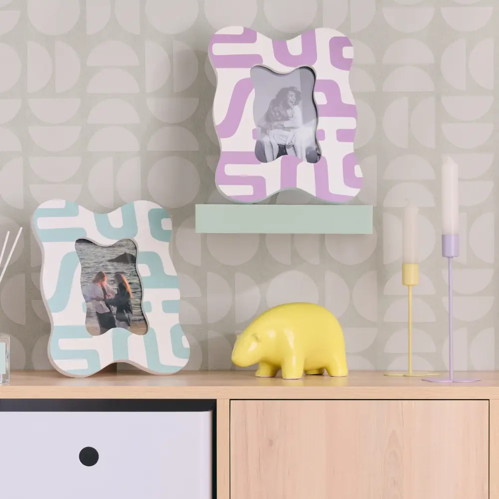 Рамка без паспарту 10x15 см МДФ цвет фиолетовый Santreyd STLM-2001691 - Вид №5