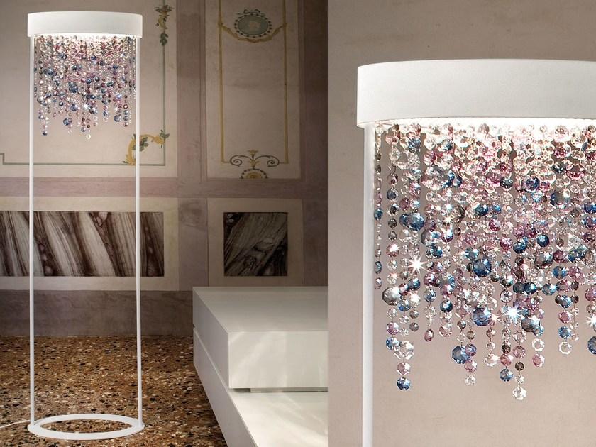 Masiero Светодиодный торшер из окрашенного металла с кристаллами Olá OLA sun-id-1362182 - Вид №1
