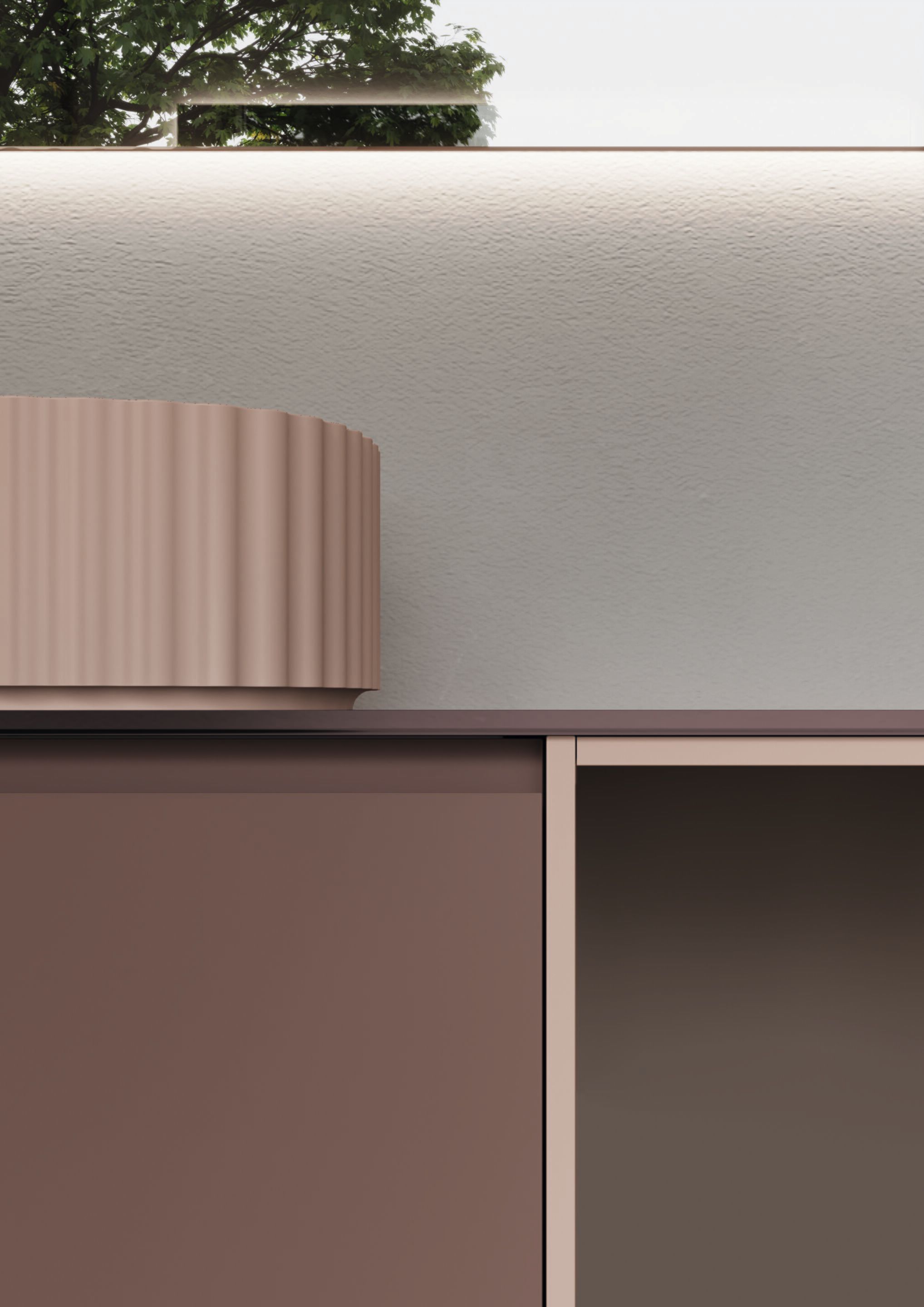 Подвесной туалетный столик с зеркалом Ideagroup Seventy Form ARCH-00027353 - Вид №5