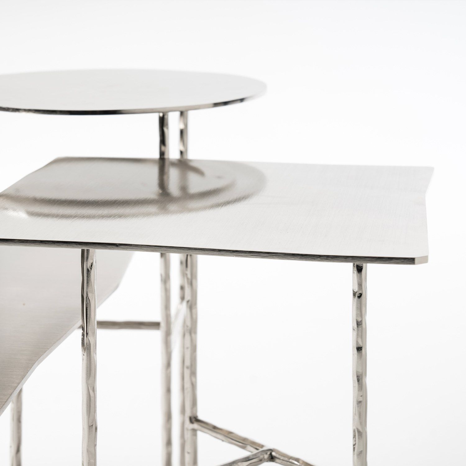 Квадратный журнальный столик из стали и кованого железа Opinion Ciatti XXX ARCH-00109389 - Вид №3