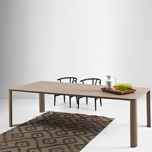 СТОЛ ОБЕДЕННЫЙ ИЗ КАМНЯ MAHON 210X90 СМ SAND BROWN