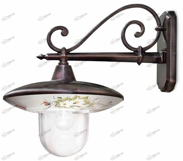 FERROLUCE Настенный светильник для улицы в деревенском стиле Latina A670