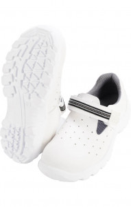 5030262 Сандалии "Weiß" белые c металлическим подноском  Спецобувь с металлическим и композитным подноском  размер 45