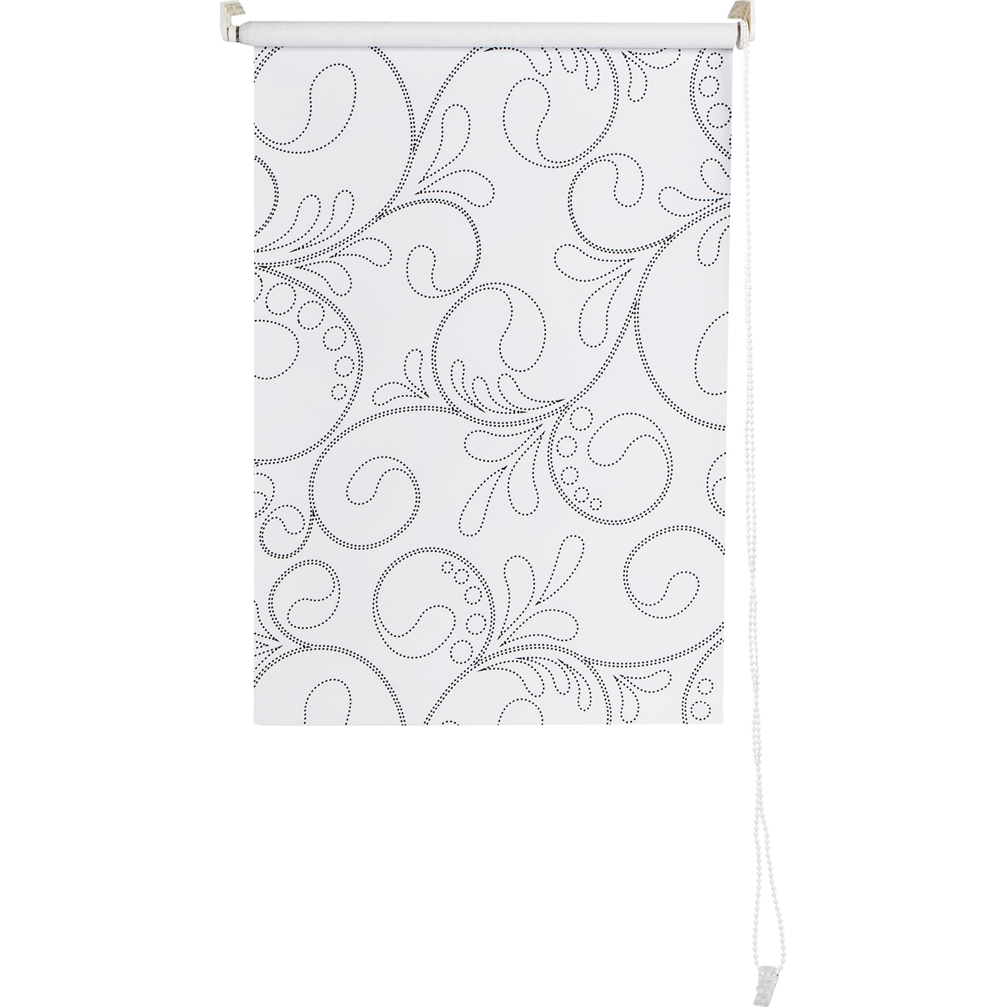 82023907 Штора рулонная Blackout «Лаура», 55х160 см, цвет чёрно-белый Santreyd 