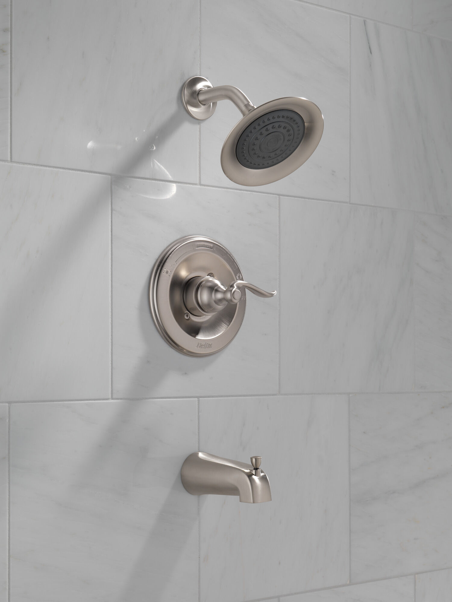 BT14496-SS Для ванны и душа Monitor® серии 14 Delta Faucet Windemere Нержавеющая сталь  - Вид №1