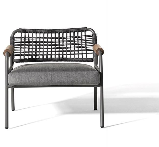 Meridiani Мягкое садовое кресло с подлокотниками Zoe wood open air sun-id-1507749 - Вид №11