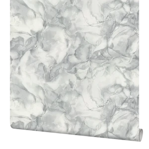 Palitra Home Krasota Moya - серые флизелиновые обои с абстрактным узором 89411614