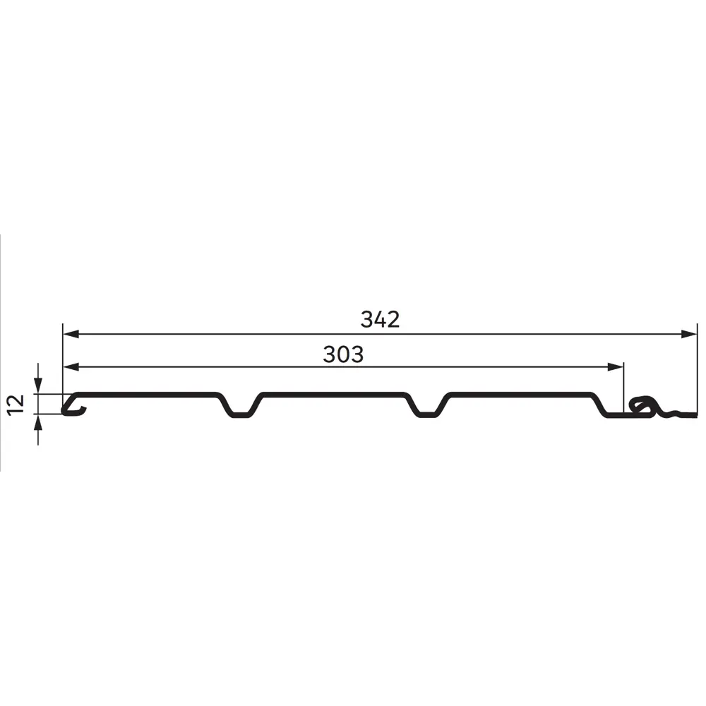 Софит ПВХ MONLID корабельный брус 3 м белый 0.61 м² 89407619 STLM-2194264  - Вид №2