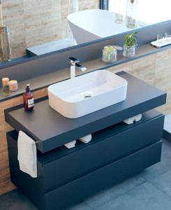 INF60SLWB01S Накладной умывальник Slim SANITA LUXE Infinity