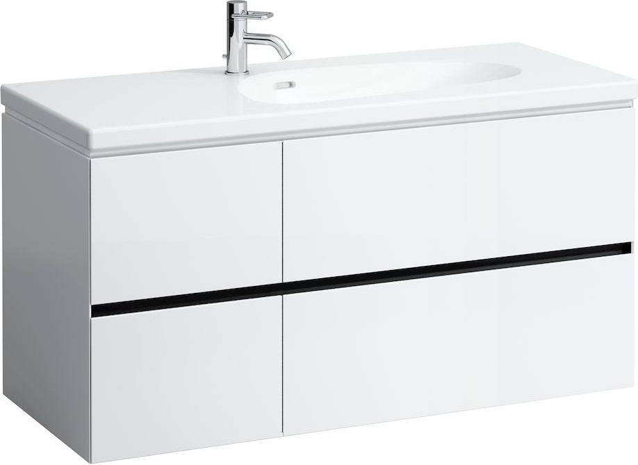 H4073041802201 Шкафчик с 4 ящиками, подходит к раковине 814806, без розетки LAUFEN PRO