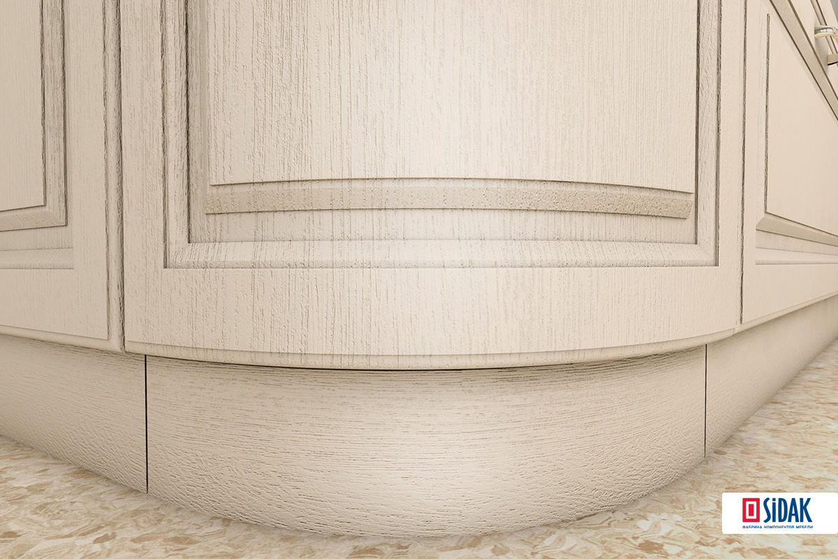 Карнизы для кухонного шкафа  «Цоколи» Цоколь прямой SIDAK SIST3493-8926 - Вид №1