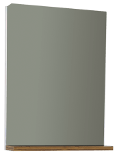 Зеркало Diamond + полка Gloss White-Gloss Belly / EM1045.01.BL Elmas Creavit 