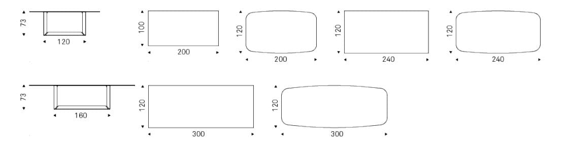 Стальной и хрустальный стол Cattelan italia DRAGON CRYSTALART ARCH-00063630 - Вид №2