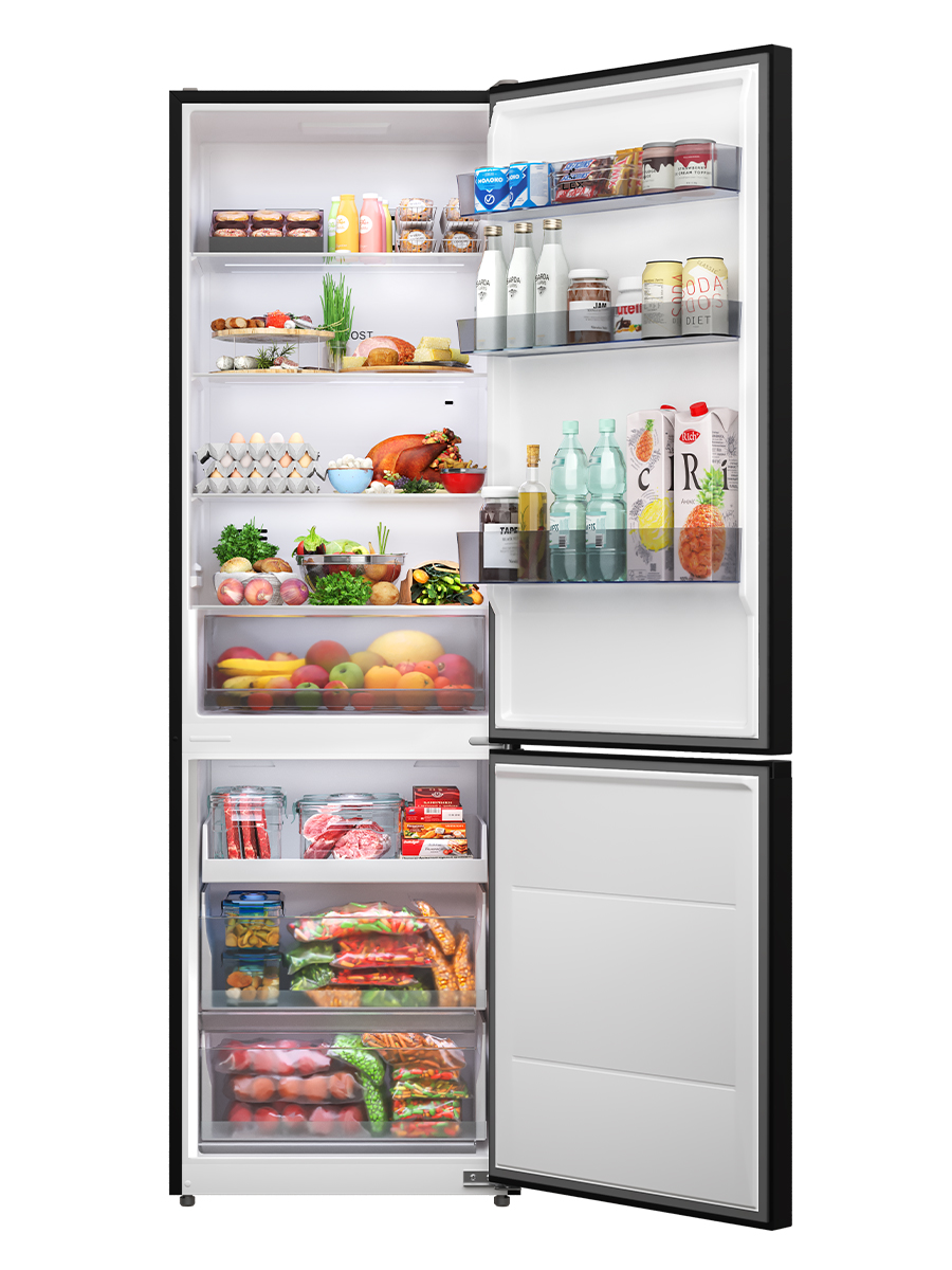 9172546 Холодильник с морозильником   LEX LKB185BLGIDMax черный STDN-0106991 - Вид №2