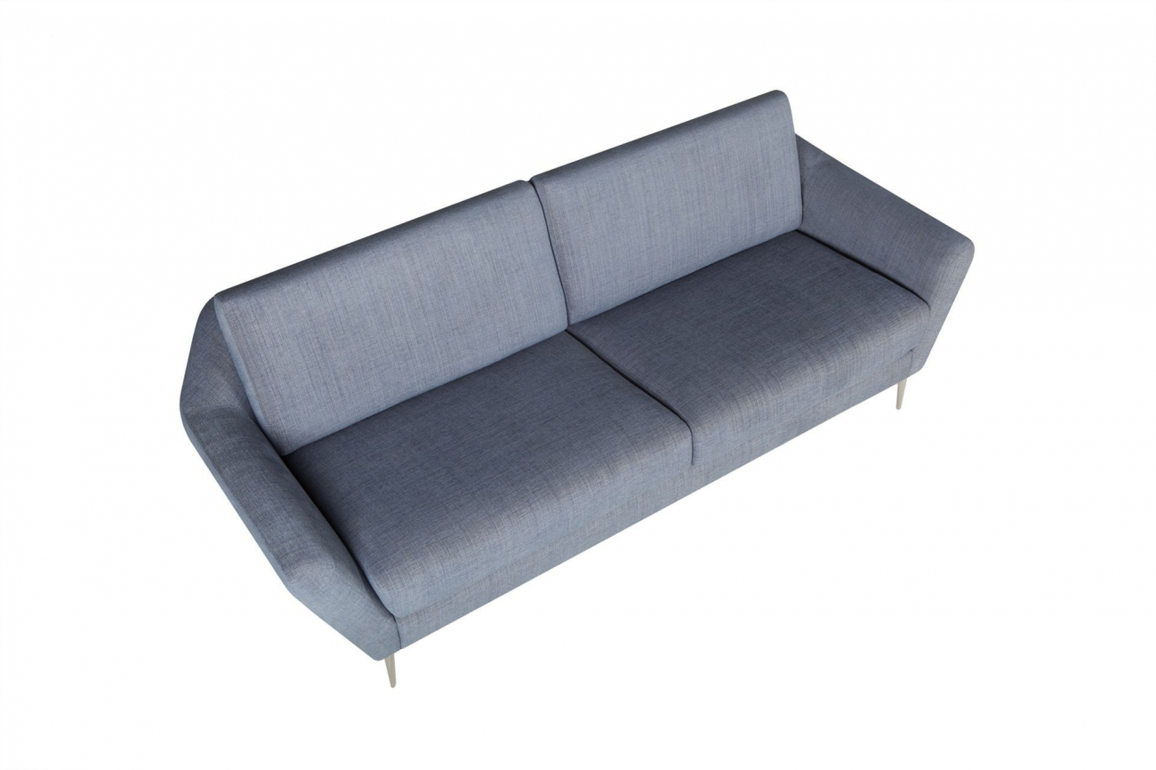 Диван трехместный прямой синий Agda SITS ДИЗАЙНЕРСКИЕ, AGDA 191853 Голубой  - Вид №4