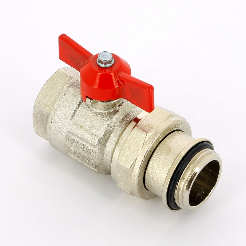 Кран шаровой НВ с разъемным соединением и уплотнением IDEAL бабочка ITAP 1" 098S1 - Вид №1