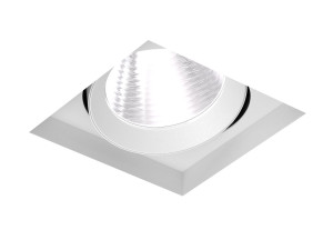 Литой алюминиевый поворотный квадратный встраиваемый прожектор